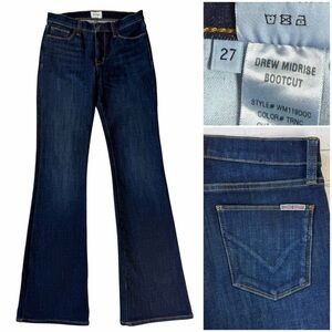 Hudson Jeans Drew Midrise Bootcut - Dark Blue jeans size 27